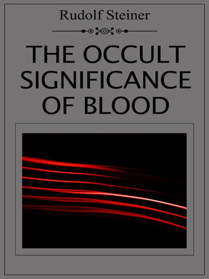 cover image of The Occult Significance of Blood